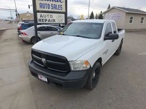 White 2020 Ram 1500 Classic Quad Cab Tradesman Pickup 4D 6 1/3 ft for sale in Wadena, MN