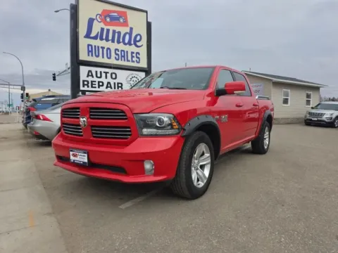 Red 2015 Ram 1500 Crew Cab Sport Pickup 4D 5 1/2 ft for sale in Wadena, MN