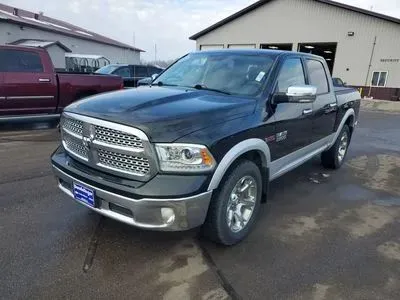 Green 2016 Ram 1500 Crew Cab Laramie Pickup 4D 5 1/2 ft for sale in Wadena, MN