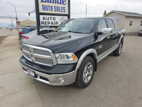 Black 2016 Ram 1500 Crew Cab Laramie Pickup 4D 5 1/2 ft for sale in Wadena, MN