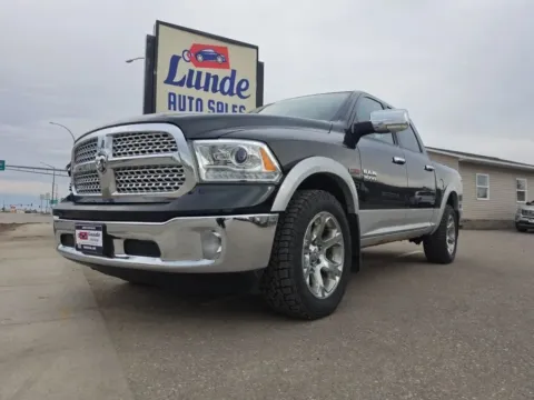 Another view of 2016 Ram 1500 Crew Cab Laramie Pickup 4D 5 1/2 ft for sale in Wadena, MN at Lunde Auto Sales