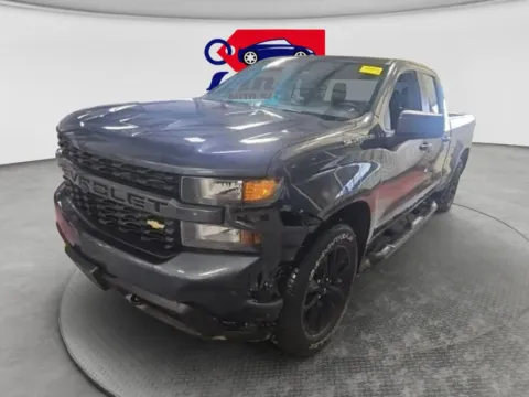 Black 2019 Chevrolet Silverado 1500 Double Cab Custom Pickup 4D 6 1/2 ft for sale in Wadena, MN
