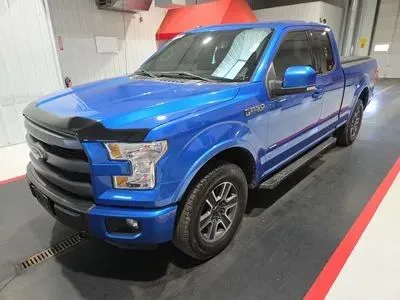 Blue 2015 Ford F-150 Super Cab Lariat Pickup 4D 6 1/2 ft for sale in Wadena, MN
