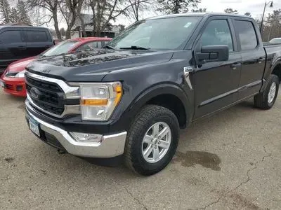 Black 2021 Ford F-150 SuperCrew Cab XLT Pickup 4D 5 1/2 ft for sale in Wadena, MN
