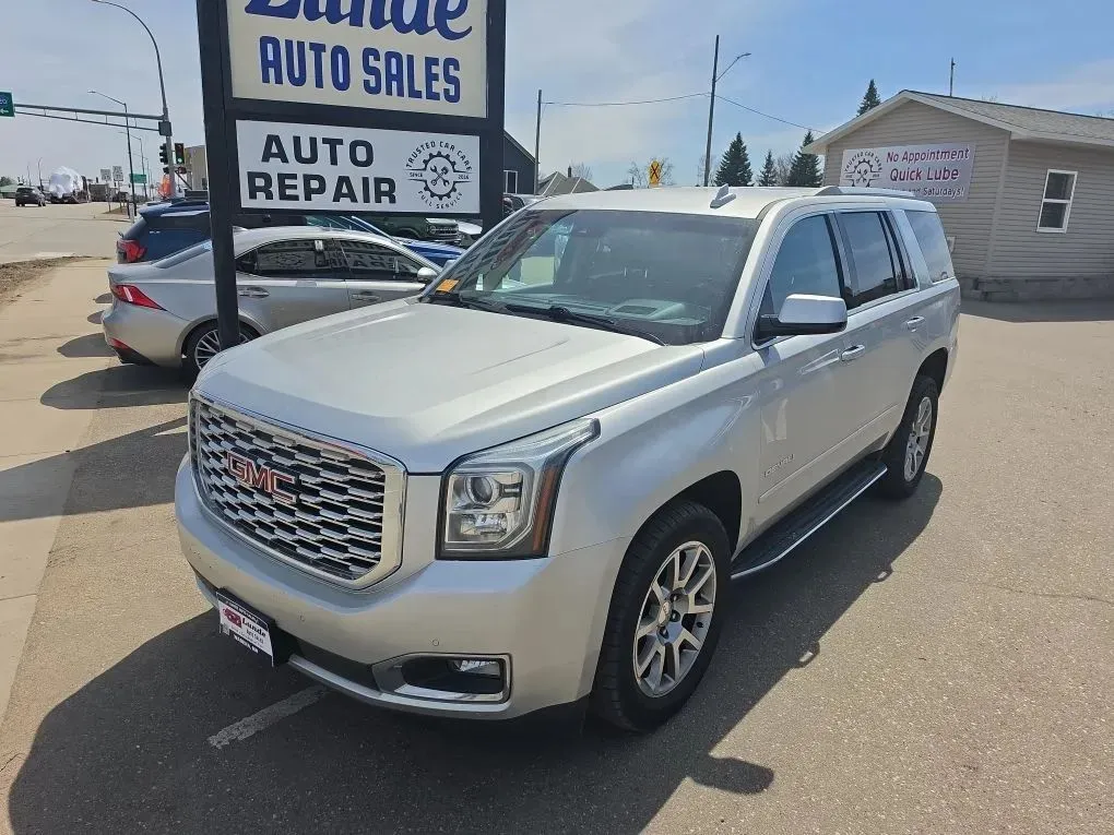 Silver 2018 GMC Yukon Denali Sport Utility 4D for sale in Wadena, MN