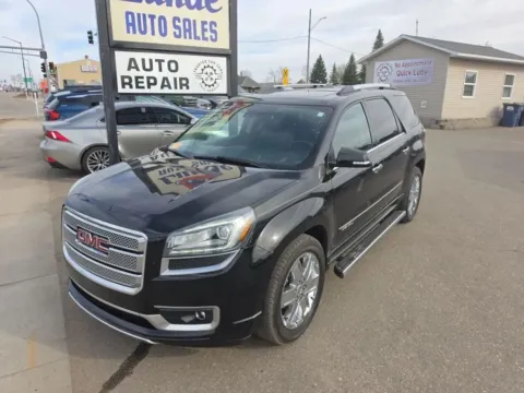 Black 2016 GMC Acadia Denali Sport Utility 4D for sale in Wadena, MN