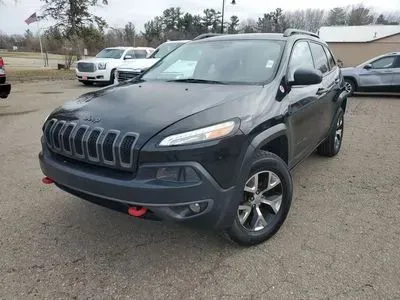 Black 2014 Jeep Cherokee TrailHawk Sport Utility 4D for sale in Wadena, MN