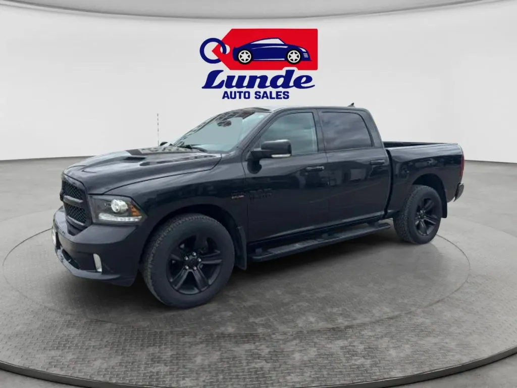 Black 2018 Ram 1500 Crew Cab Sport Pickup 4D 5 1/2 ft for sale in Wadena, MN