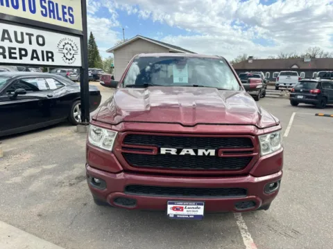 Photos of 2022 Ram 1500 Crew Cab Big Horn Pickup 4D 5 1/2 ft for sale in Wadena, MN at Lunde Auto Sales