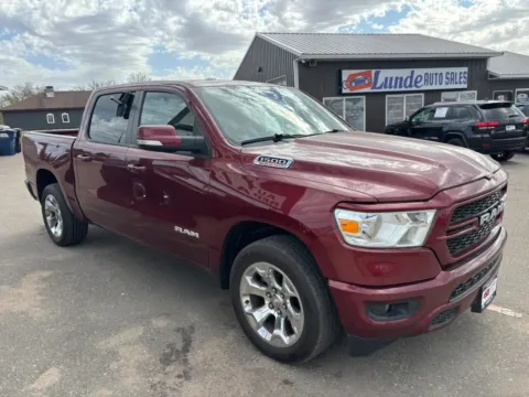 Another view of 2022 Ram 1500 Crew Cab Big Horn Pickup 4D 5 1/2 ft for sale in Wadena, MN at Lunde Auto Sales