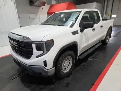 White 2023 GMC Sierra 1500 Double Cab Pro Pickup 4D 6 1/2 ft for sale in Wadena, MN