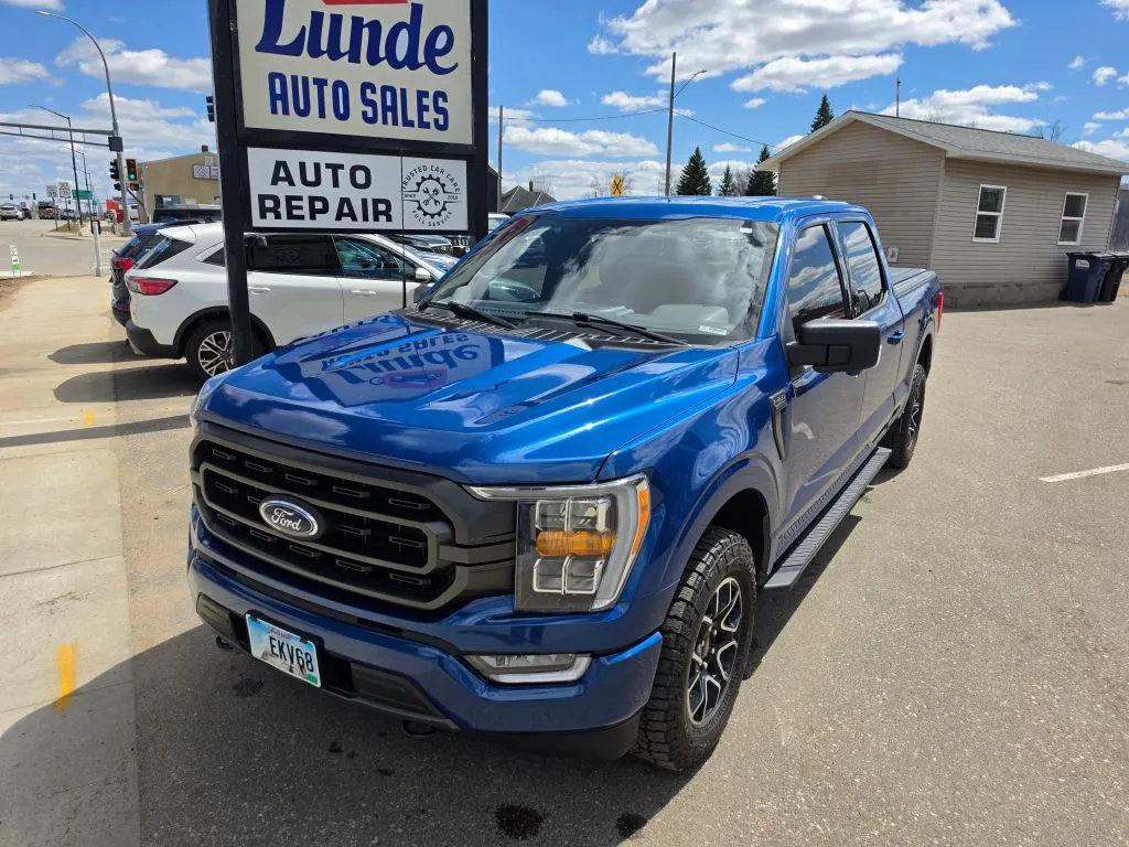 Blue 2023 Ford F-150 SuperCrew Cab XLT Pickup 4D 6 1/2 ft for sale in Wadena, MN