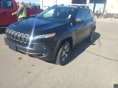 Black 2015 Jeep Cherokee TrailHawk Sport Utility 4D for sale in Wadena, MN