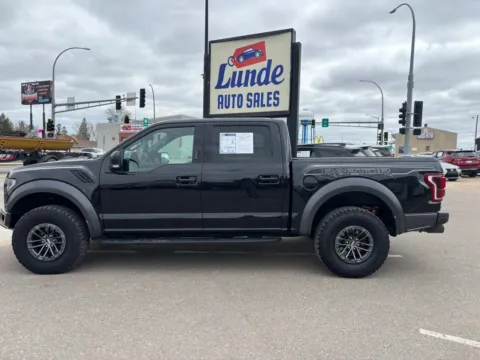 More photos of 2019 Ford F-150 SuperCrew Cab Raptor Pickup 4D 5 1/2 ft at Lunde Auto Sales, MN
