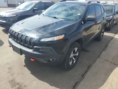 Black 2016 Jeep Cherokee TrailHawk Sport Utility 4D for sale in Wadena, MN