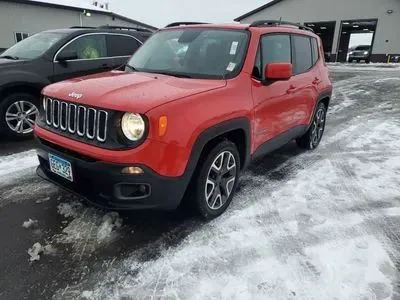 Red 2016 Jeep Renegade Latitude Sport Utility 4D for sale in Wadena, MN