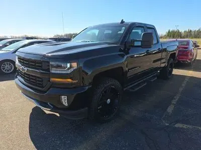 Black 2017 Chevrolet Silverado 1500 Double Cab Z71 LT Pickup 4D 6 1/2 ft for sale in Wadena, MN
