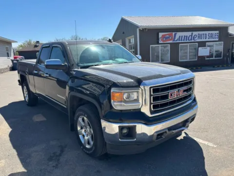 Another view of 2015 GMC Sierra 1500 Double Cab SLT Pickup 4D 6 1/2 ft for sale in Wadena, MN at Lunde Auto Sales