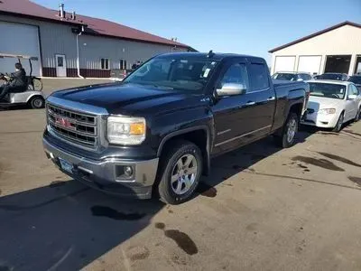Black 2015 GMC Sierra 1500 Double Cab SLT Pickup 4D 6 1/2 ft for sale in Wadena, MN