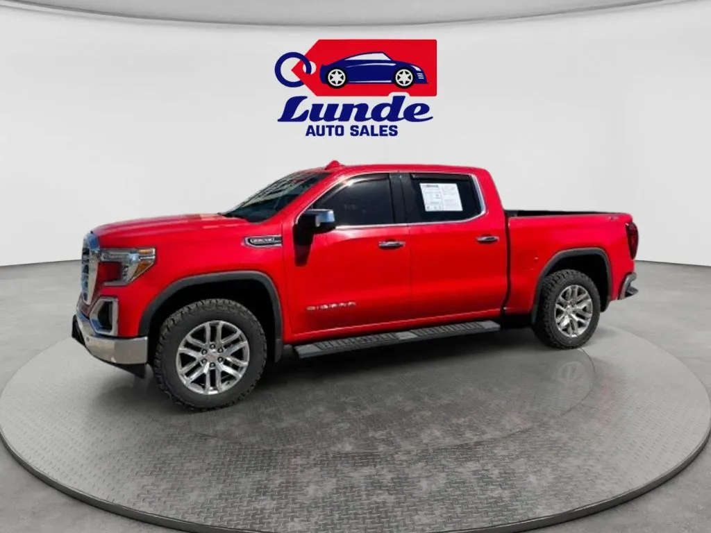 Red 2020 GMC Sierra 1500 Crew Cab SLT Pickup 4D 5 3/4 ft for sale in Wadena, MN