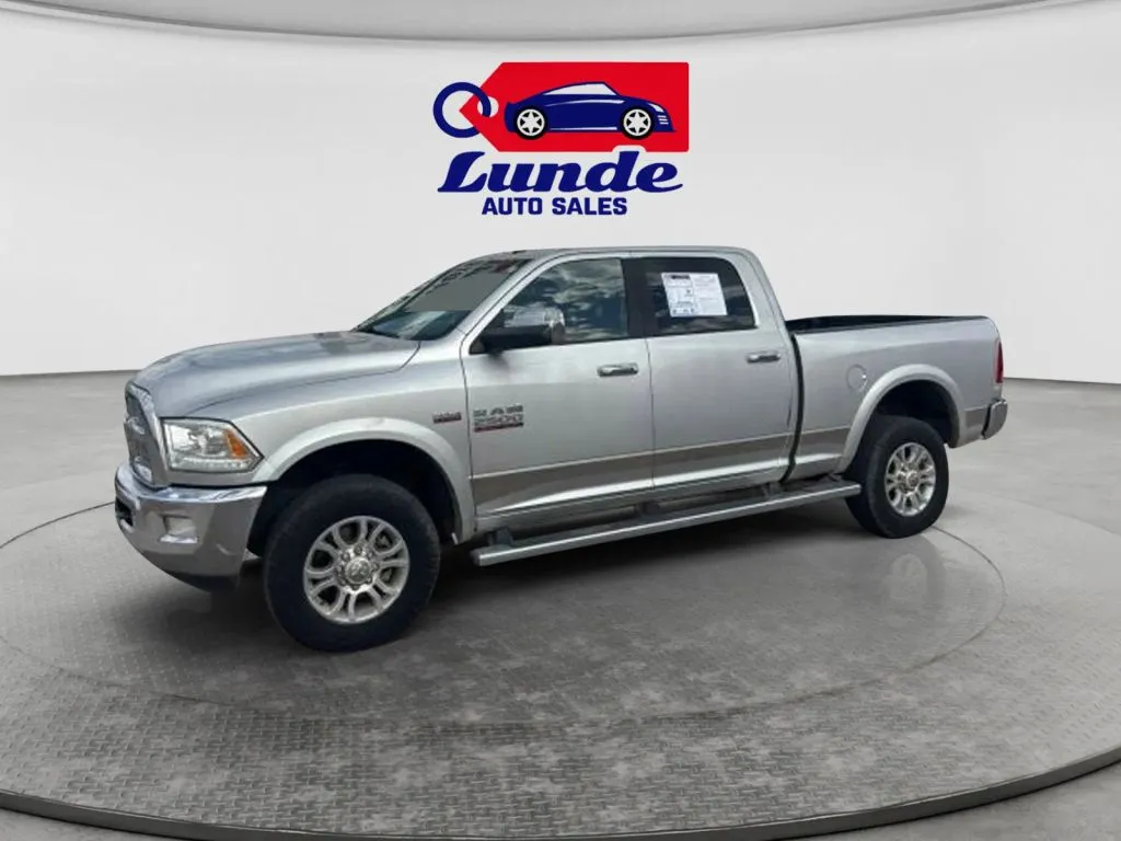 Silver 2014 Ram 2500 Crew Cab Laramie Pickup 4D 6 1/3 ft for sale in Wadena, MN
