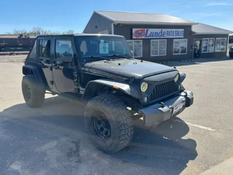 Another view of 2016 Jeep Wrangler Unlimited Sport SUV 4D for sale in Wadena, MN at Lunde Auto Sales