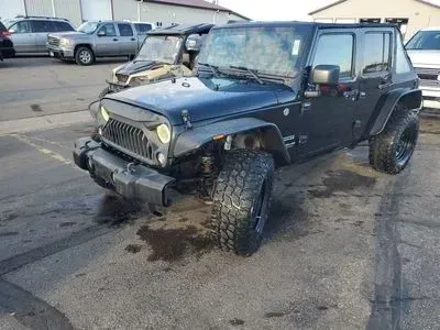 Black 2016 Jeep Wrangler Unlimited Sport SUV 4D for sale in Wadena, MN
