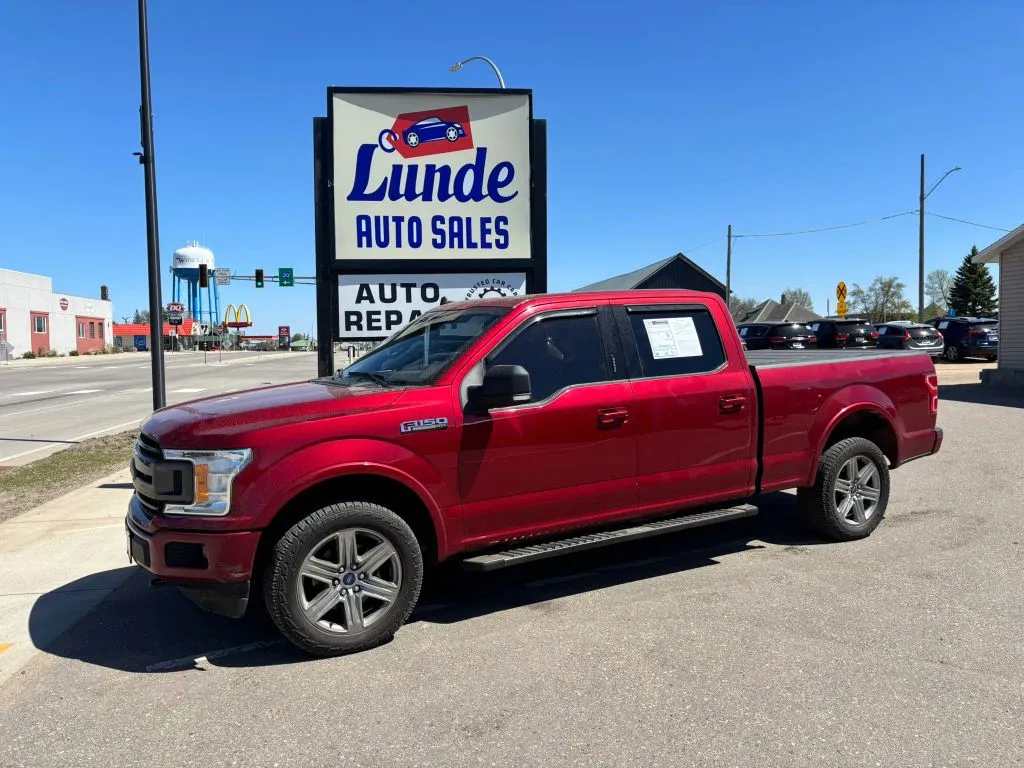 Red 2019 Ford F-150 SuperCrew Cab XLT Pickup 4D 5 1/2 ft for sale in Wadena, MN