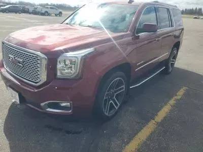 Red 2017 GMC Yukon Denali Sport Utility 4D for sale in Wadena, MN