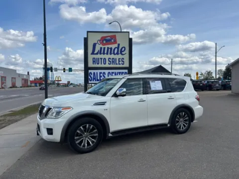 White 2018 Nissan Armada SL Sport Utility 4D for sale in Wadena, MN