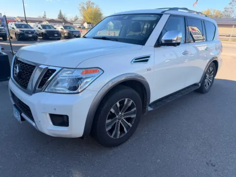 White 2018 Nissan Armada SL Sport Utility 4D for sale in Wadena, MN