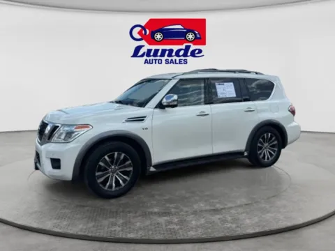 White 2018 Nissan Armada SL Sport Utility 4D for sale in Wadena, MN