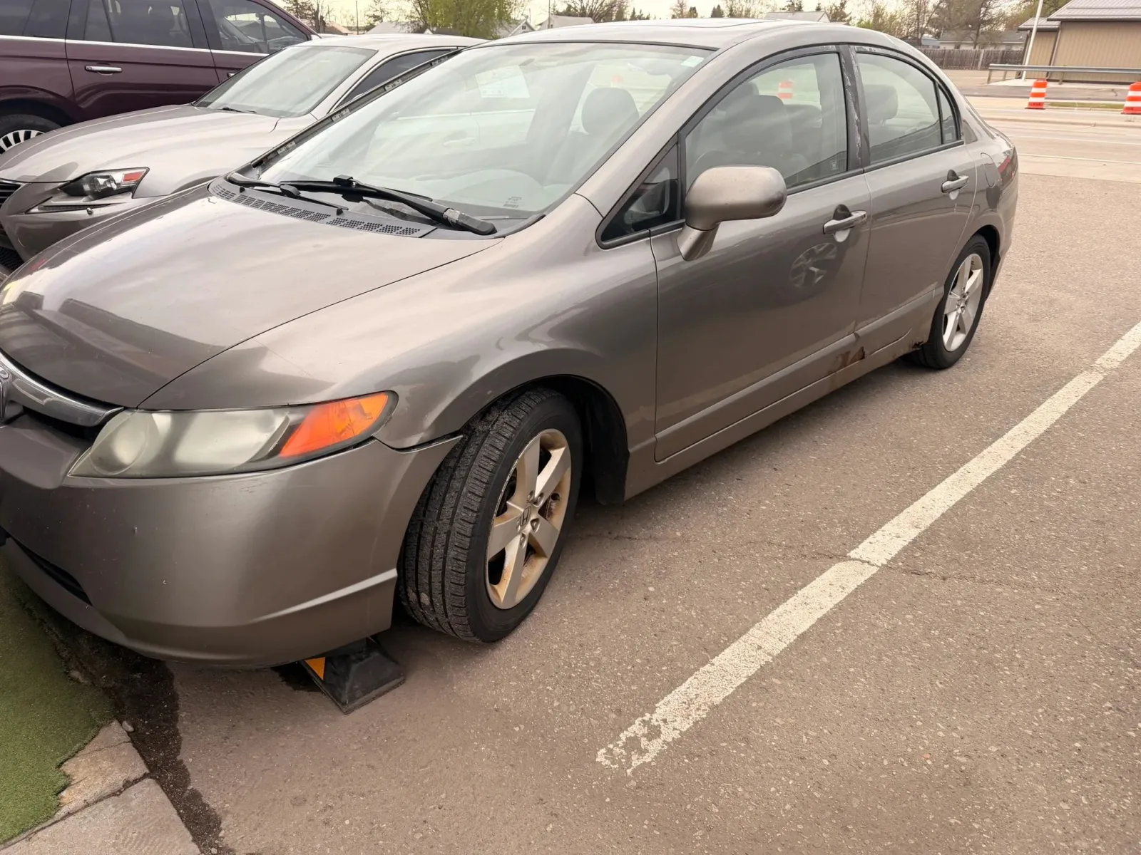 Gray 2008 Honda Civic EX-L Sedan 4D for sale in Wadena, MN
