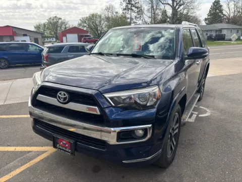 Blue 2016 Toyota 4Runner Limited Sport Utility 4D for sale in Wadena, MN
