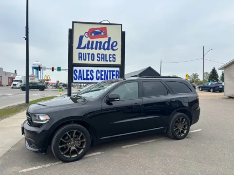 Black 2017 Dodge Durango GT Sport Utility 4D for sale in Wadena, MN