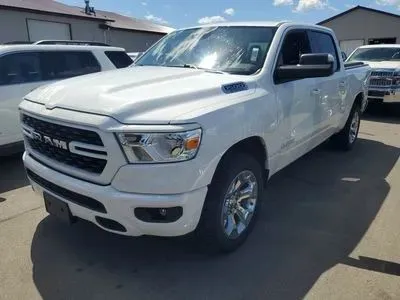 White 2023 Ram 1500 Crew Cab Big Horn Pickup 4D 5 1/2 ft for sale in Wadena, MN