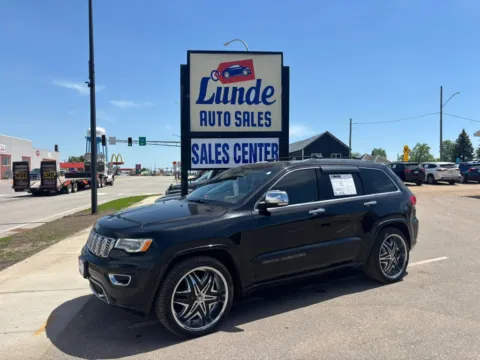 Black 2018 Jeep Grand Cherokee Overland Sport Utility 4D for sale in Wadena, MN