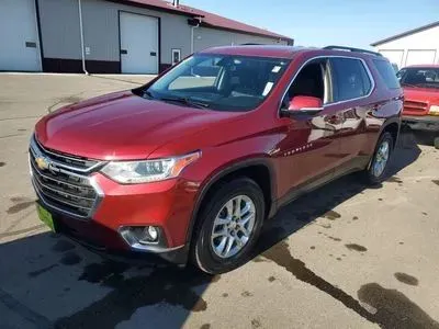 Red 2019 Chevrolet Traverse LT Sport Utility 4D for sale in Wadena, MN