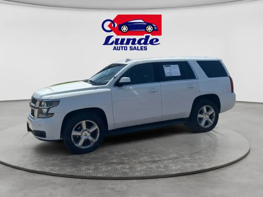 White 2018 Chevrolet Tahoe Utility 4D Police 4WD 5.3L V8 for sale in Wadena, MN