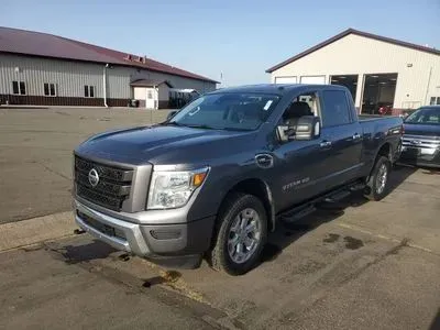 Gray 2021 Nissan TITAN XD Crew Cab SV Pickup 4D 6 1/2 ft for sale in Wadena, MN