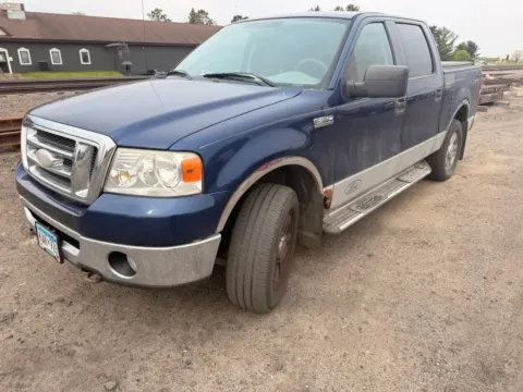Blue 2008 Ford F-150 SuperCrew Cab XLT Pickup 4D 6 1/2 ft for sale in Wadena, MN