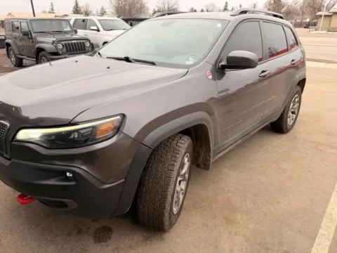 Black 2020 Jeep Cherokee TrailHawk Sport Utility 4D for sale in Wadena, MN