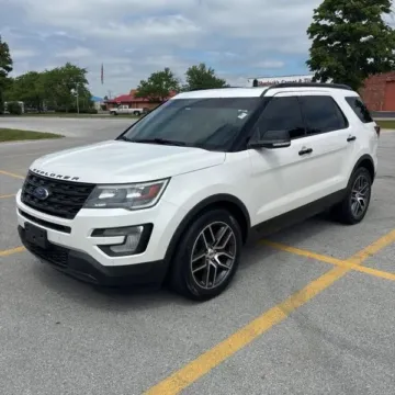 White 2017 Ford Explorer Sport SUV 4D for sale in Wadena, MN