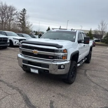 White 2017 Chevrolet Silverado 2500 HD Double Cab LT Pickup 4D 6 1/2 ft for sale in Wadena, MN