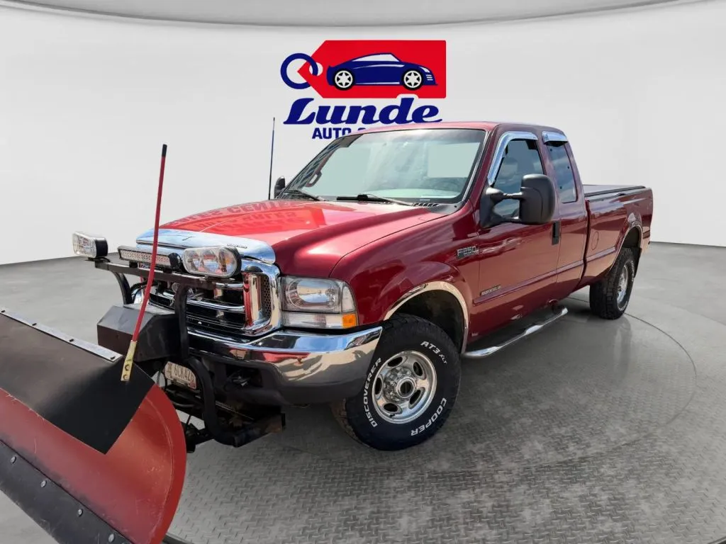 Red 2002 Ford F250 Super Duty Super Cab Long Bed for sale in Wadena, MN