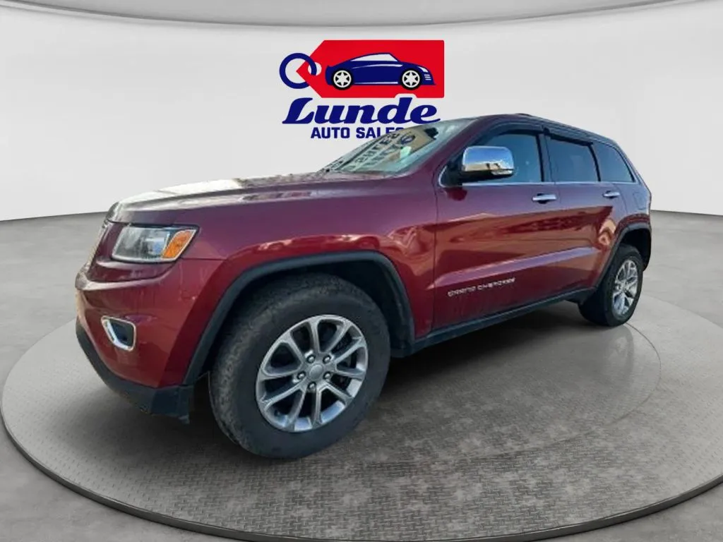 Red 2015 Jeep Grand Cherokee Limited Sport Utility 4D for sale in Wadena, MN