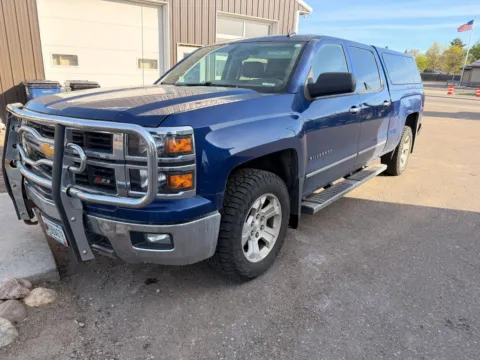Blue 2014 Chevrolet Silverado 1500 Crew Cab Z71 LT Pickup 4D 6 1/2 ft for sale in Wadena, MN