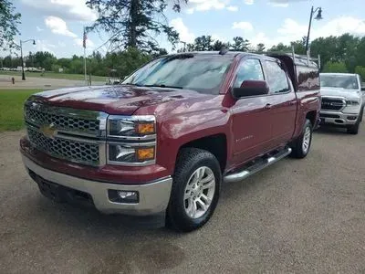 Red 2015 Chevrolet Silverado 1500 Crew Cab LT Pickup 4D 5 3/4 ft for sale in Wadena, MN