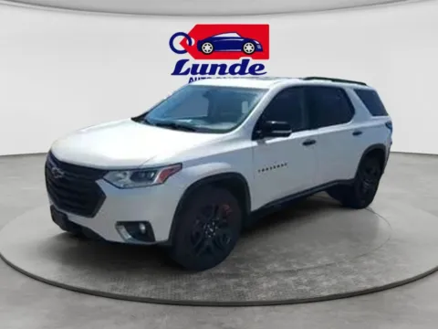 White 2020 Chevrolet Traverse Premier Sport Utility 4D for sale in Wadena, MN