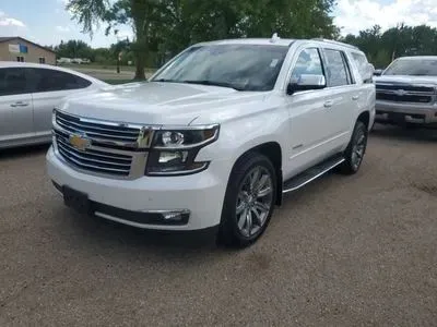 White 2018 Chevrolet Tahoe Premier Sport Utility 4D for sale in Wadena, MN